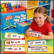 Word Family Book 40 Pieces English Learning Books Sight Words Flash Cards Kindergarten for Kids Ages
