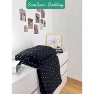 Velvet duvet cover with interlocking zipper, size 2m*2m3