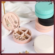 Round Jewelry Organizer Accessories Organizer Jewelry Case Box Earring Organizer Travel Organizer