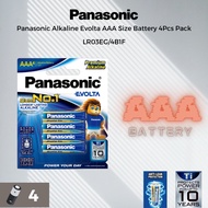 LR03EG/4B1F Panasonic Alkaline Evolta AAA Size Battery 4Pcs Pack - SL Energy