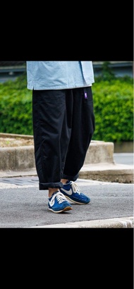 The north face purple label COOLMAX Chino Wide Cropped Pants K(Black)