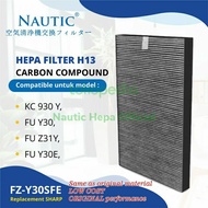 HEPA CARBON FILTER REPLACEMENT FOR SHARP / FILTER UDara