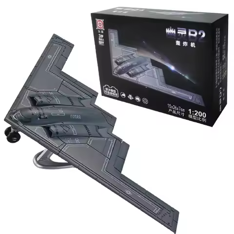 1:200 Creative Military Series Building Blocks The B2 Ghost Stealth Bomber Fighter Model Home Decor