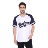 JERSEY HIPHOP KPOP BAJU BASEBALL High Quality LA Dodgers Putih Biru White Navy Unisex