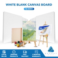 Stretched White Art Canvas for Painting | Wooden Frame Cotton Board DIY Picture Poster | Drawing Art