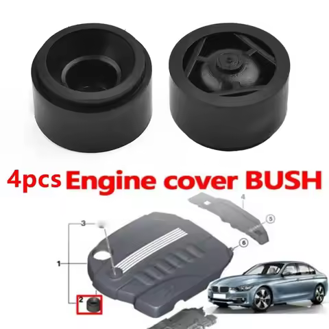 4 X Engine Cover Mount Grommets Engine Cover Rubber Mounting 13717588501 For BMW 1 2 3 4 5 7 X3 X4 X