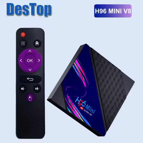 1PC 2025 Android 10.0 Smart TV Box 1080P 4K 3D Media Player Set Top Box 2.4G Wifi Android TV BOX H96