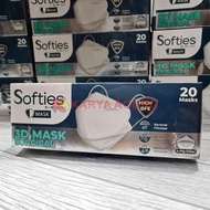 Masker Medis SOFTIES 3D Surgical Mask (Model KF94 Convex) 20 pcs 4 ply