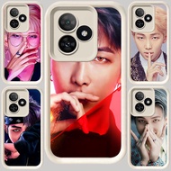 M-57 Kim Nam Jun RM White Casing for Realme GT 6 C33 C67 Narzo 50A Prime C31 C35 C51 C53 Note 60 C61