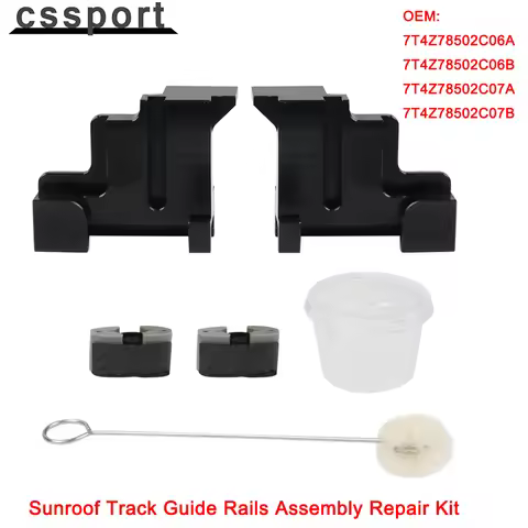 1Set Sunroof Track Guide Rails Assembly Repair Kit For Ford Edge/Lincoln MKT MKX 7T4Z78502C06A & B a