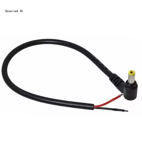 5.5MM 2.5MM Male Plug to Bare Wire Open End Power Wire Supply Repair Cable 18 AWG 5525 Connector DC5