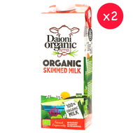 綠牛牛牛奶 Daioni Organic 有機全脫脂牛奶(2 x 1000ml) 紅色盒 #78790886 Skimmed Cows Milk #新舊包裝隨機發貨#EXP:6,MARCH,2027