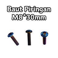 tomi baut piringan M8 * 30 30mm Disc Screw
