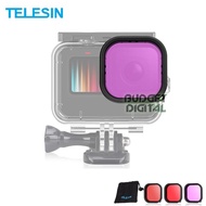 Telesin Waterproof 50M Lens Filter Red Purple Filter Set Gopro Hero 9