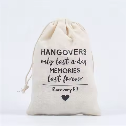 10pcs hangover bag,only last a day MEMORIES last forever Wedding Gift Bag,Single Pie Recovery Kit,An