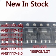 100 Pieces/Batch AMS1117-ADJ AMS1117-1.2 AMS1117-1.5 AMS1117-1.8 AMS1117-2.5 AMS1117-3.3 AMS1117-5.0