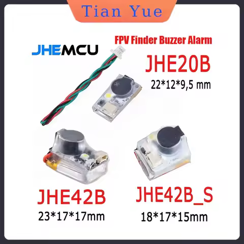 JHE42B/ JHE42B_S/ JHE20B Mini Finder 5V Super Loud Buzzer Tracker 110dB W/ LED Buzzer Alarm For RC F