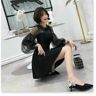 UMI DRESS WITH LUXURY GLITTER Mesh, COOL UMI MATERIAL FASHION LLANO STORE 99