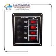 1398-SWITCH PANEL 4 GANG