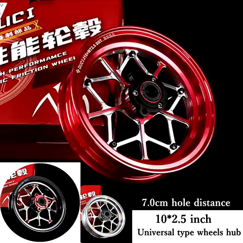10*2.5In Aluminum Wheel Front Wheel Rim Universal For honda Yamaha Scooter RSZ JOG Ube Niu U1/U+/UQI