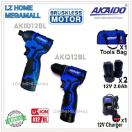 AKAIDO Cordless Brushless Drill Cordless Brushless Impact Driver 12V Akaido Combo AKID12BL AKQ12BL