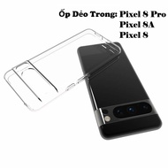 Transparent Silicone Case for Pixel 8 Pro, Pixel 8, Pixel 8A - Vina AT