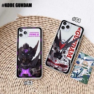 Card Slot Case Clear Card Case Gundam Robot Image Case for Samsung A32 4G Samsung A32 5G Samsung A34