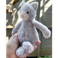 Jellycat Bashful Kitty Small New Original Cat Kitten Cat Cute Doll Gray