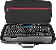 ANALOG CASES Logitech G910 / G613 Gaming Keyboard Case, fits Corsair K70 / K100 / K95 - Custom-Fitted Compact Pulse Hard Case for Travel