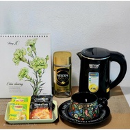 Mini Electric Kettle 0.6L, 2 Layers Thermal BENNIX BN-006EK, 650W,