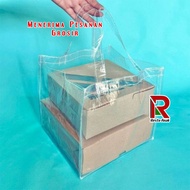 22x22x22 Transparent Mica bag Souvenir Birthday bag Birthday Hampers Goody bag