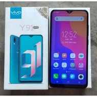 vivo y91c ram 2/32 no minus mulus kelengkapan Hp cas kotak buruan order stok ada 1