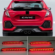 Vgetting For Honda Civic FC FK7 FK8 16-20 / City Hatchback 20-25 LED Rear Bumper Light 3-in-1 Functi