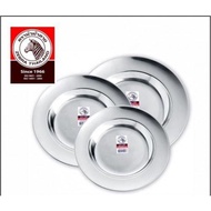 100% Original Zebra Thailand Stainless Steel 8" Deep Plate / 9" Deep Plate/Zebra SUS304 Stainless St