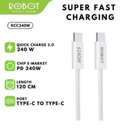 Robot RCC240W Data Cable 240W Type-C to Type-C 120cm
