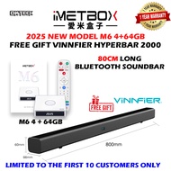 IMETBOX 2025 NEW MODEL M6 4+64GB TOP 1 爱米盒 一次购机，永久免费 Malaysia Authorized 1 Year Warranty SV 10S 10P