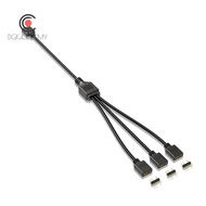 5V 3-Pin Extension Cable for Computer Motherboard Cable Connection Extension ARGB Splitter