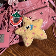 amuse stuff-NEW VER.ROOKIE my little star ตุ๊กตาพวงกุญแจรูปดาวชุบแป้งทอด