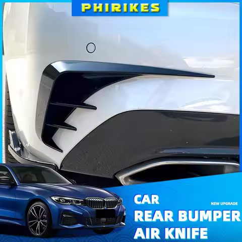 For BMW G20 M Sport Rear Bumper Lip Spoiler 330i 330d 330e M340i 2019-2021 Rear Bumper Air Vent Outl