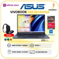 laptop Asus vivobook 14x Ryzen 7 5800 16GB 512 ssd Vega 7 Win 11