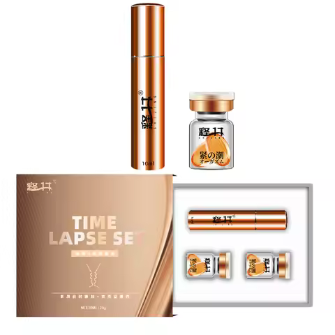 Men Intimate Care Delay Set, Long Lasting Spray and Gel Combo, Fast Absorbing External Use Pleasure 