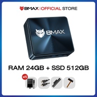 【NEW 2025】BMAX B9 Plus Mini PC มินิ พีซี Windows11 CPU GEN12 Intel Core i5-1250P Iris Xe Graphic RAM