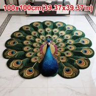 PETIGLASS Soft Pea Carpet Non-slip Special-shaped Bathroom Floor Mat Portable 40x40cm/60x60cm/80x80c