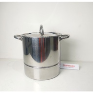 Supra Stock Pot Steamer 30Qt 40Qt 50Qt High Steamer Pot Full Stainless Thick Stainless Lid