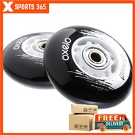 Decathlon Waveboard Wheels 76mm (Abec 5 Bearings) - Oxelo