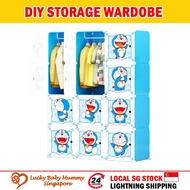 【Basic Cube Storage - Doraemon】DIY Modular Cube Storage Cabinet System Rack/Box/Storage/ Shelf/Wardr