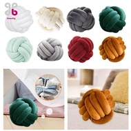 Baosity Round Knot Ball Pillow Pillow Throw Pillow Knot Ball Pillows Hand Woven for Living Room Chai