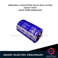 ORIGINAL ELCO 220uF 450V NCH AUDIO CAPACITOR ELCO 220uF 450VOLT Elko CAPACITOR 220uF 450V ELCO REPLA