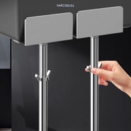 NARCISSUS13A0E Undermount Sink Brackets, Load Bearing Support L-Shape Telescopic Table Legs, Heavy D