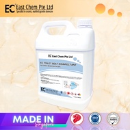 Toilet Seat Disinfectant (4L) by East Chem Alcohol Based with QAC | No Rinse | Made in Singapore